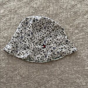 Tommy Hilfiger Baby Girl Floral Bucket Hat with TH star accent